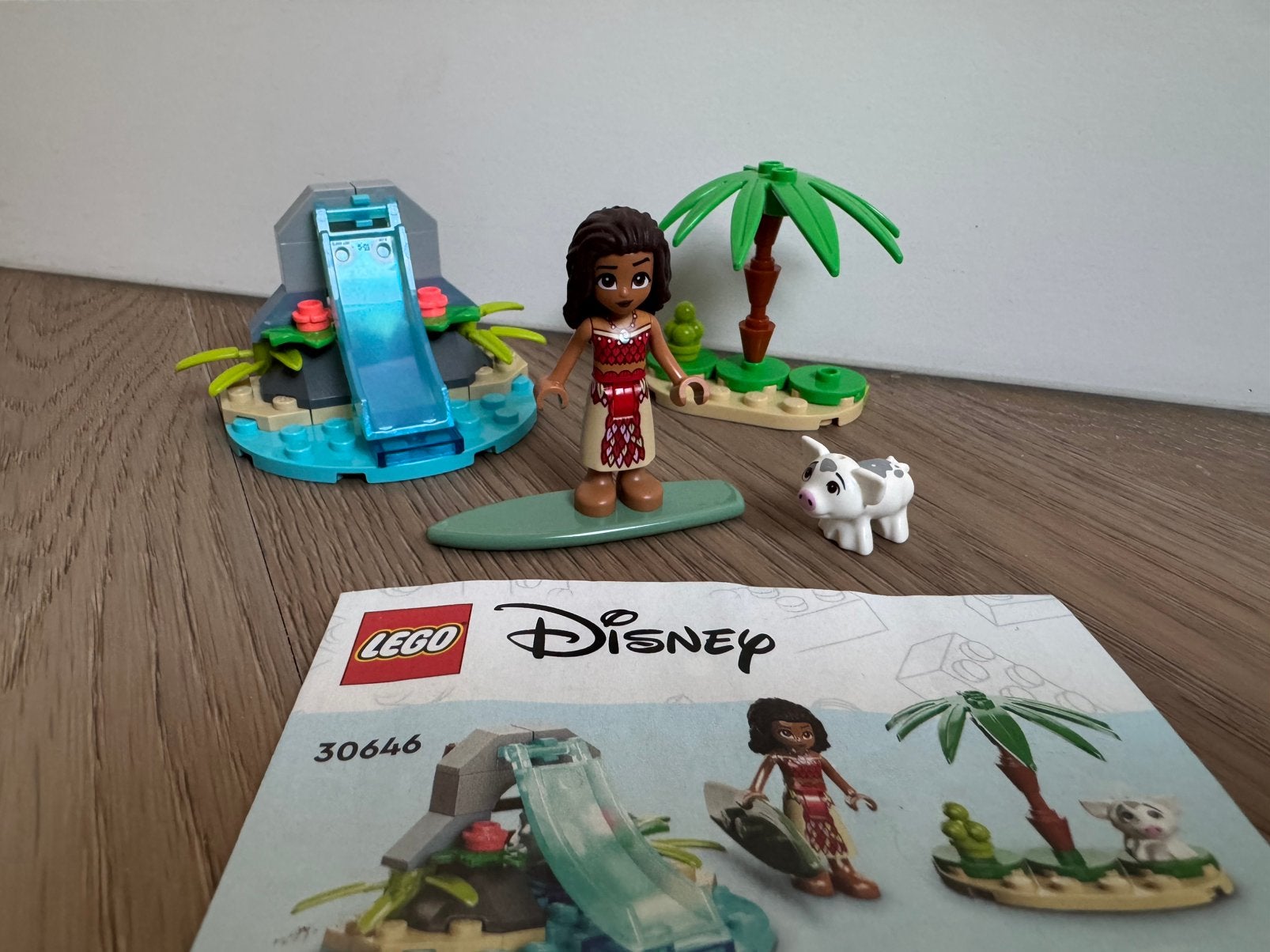 ALS NIEUW/COMPLEET Lego Disney 30646 Moana’s Dolphin Cove, Lego, Ophalen of Verzenden, Zo goed als nieuw, Inclusief instructies