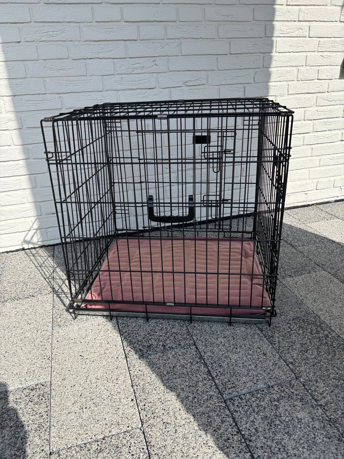 Hondenbench zwart, Dieren en Toebehoren, Ophalen, Gebruikt