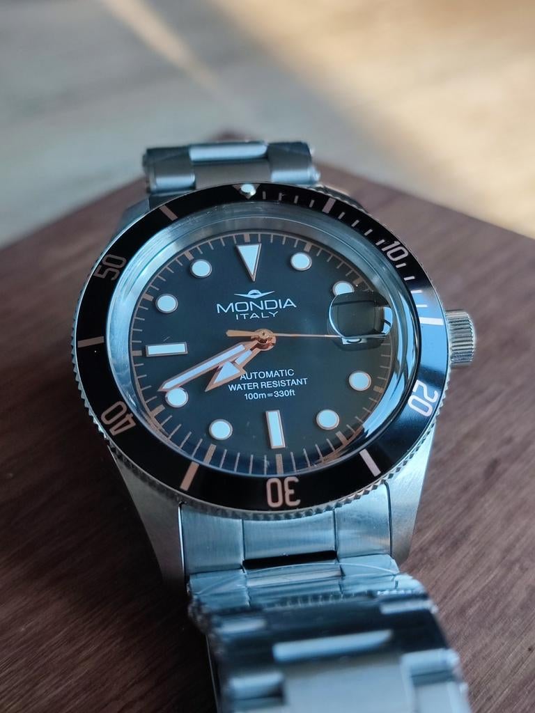 Mondia - MI-821-SBKPR-BK-OY - Automatic - HERITAGE, Sieraden, Tassen en Uiterlijk, Horloges | Heren, Nieuw, Overige merken, Staal