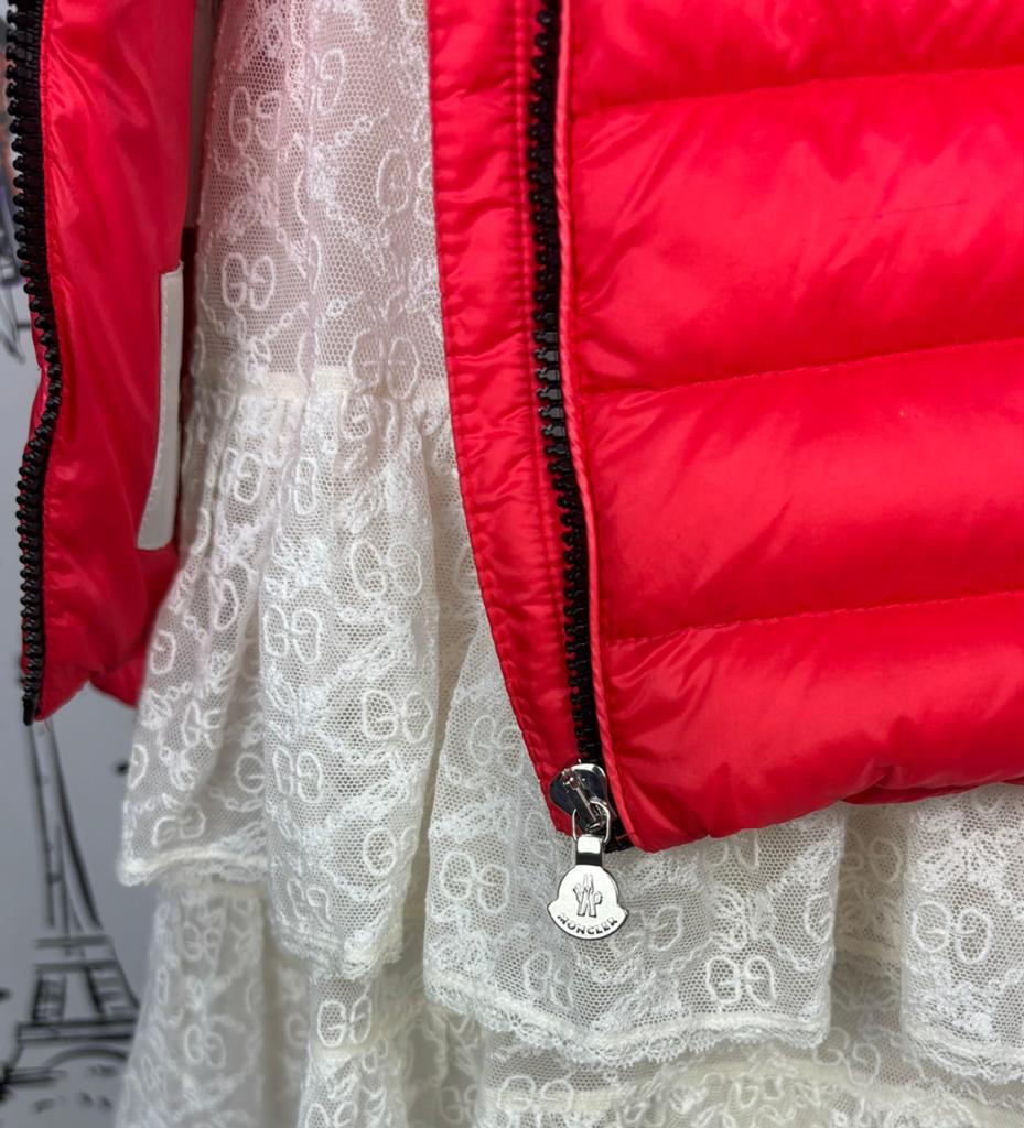Moncler Kaukura jas donsjas tussenseizoen maat 14 (635 euro), Moncler EU, Zo goed als nieuw, Moncler, Customercare@moncler.com