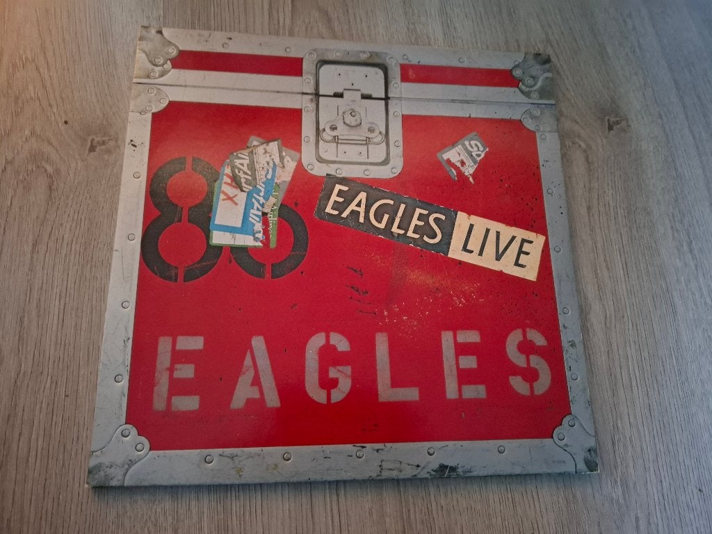 2 LP Eagles – Eagles Live. (1980), Cd's en Dvd's, Beschermende buitenhoes, Gebruikt, Ophalen of Verzenden, Classic Rock
