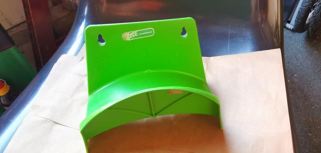 Groene plastic houder voor tuinslang of kabel, Tuin en Terras, Tuinslangen, Ophalen of Verzenden, Gebruikt, Tuinslang