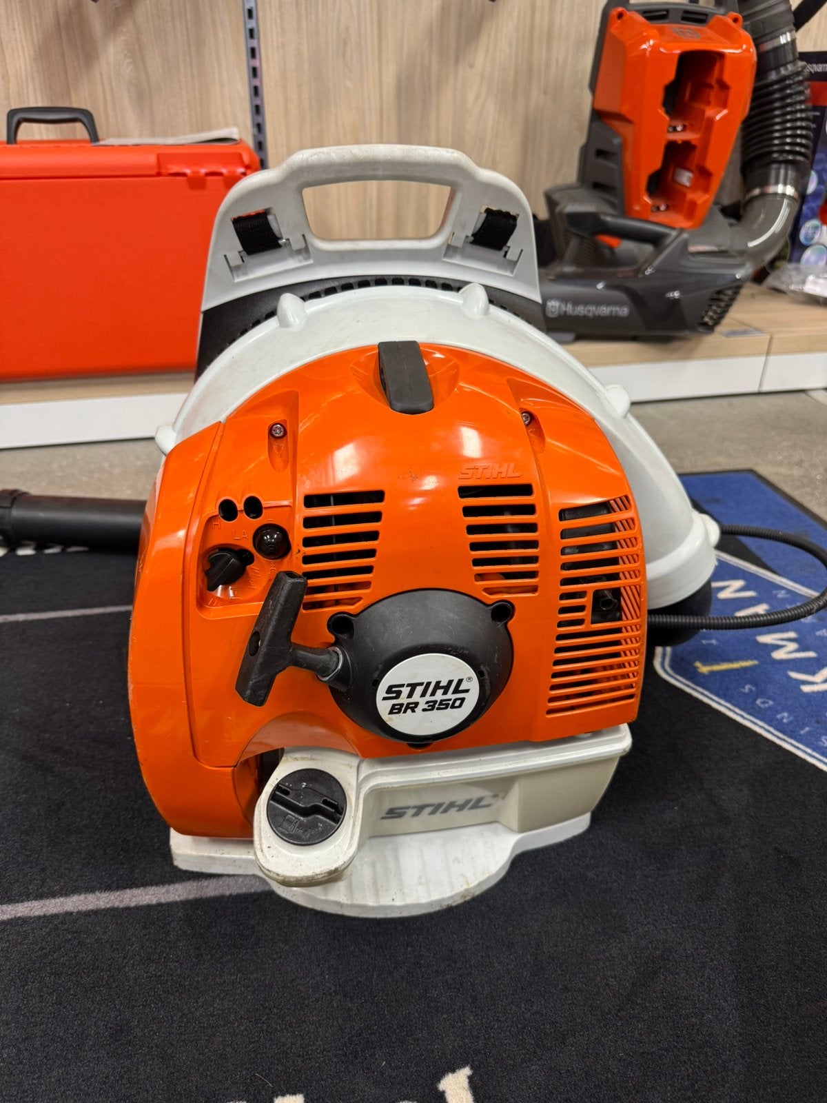 Stihl BR350 rug bladblazer, Ophalen, Zo goed als nieuw, Benzine