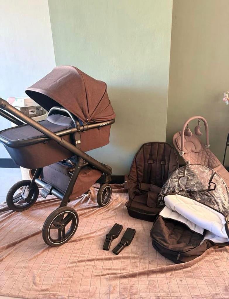 Dubatti kinderwagen, Gebruikt, Verstelbare duwstang, Ophalen, Kinderwagen