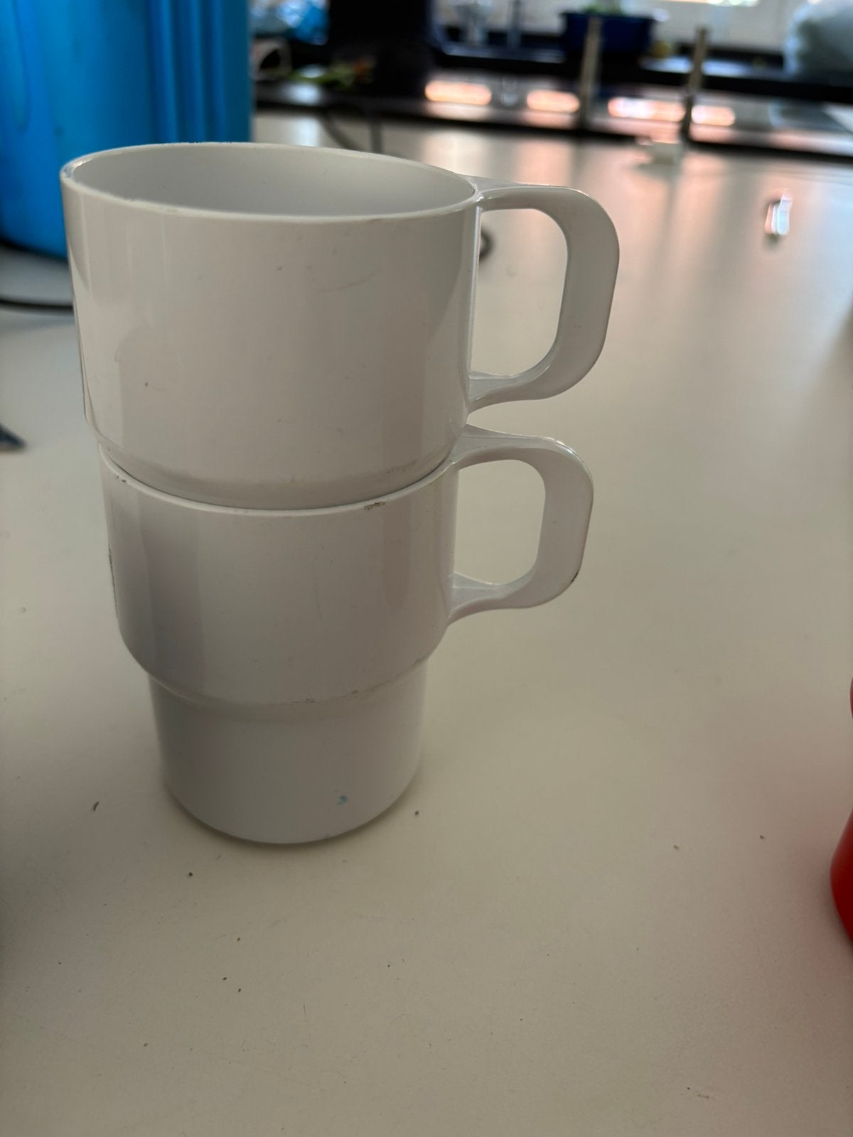 2 st vintage mepal campingservies bekers mokken, Ophalen of Verzenden, Zo goed als nieuw