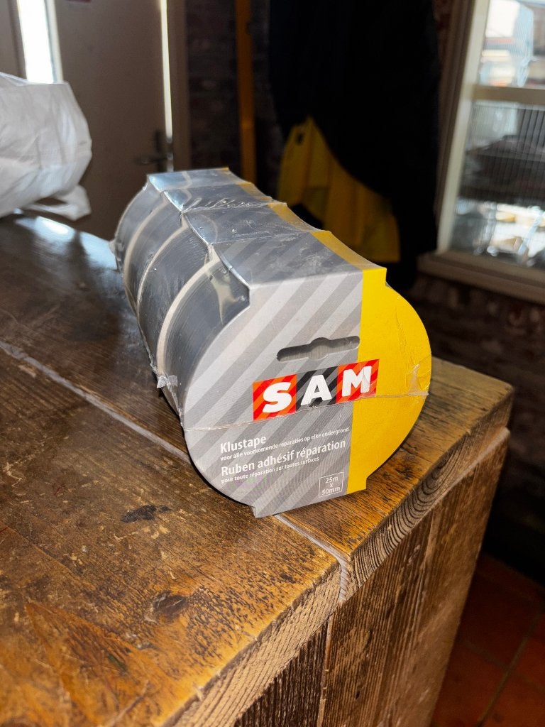 Ductape, 50mm x 25m, Ophalen, Overige materialen, 4 tot 8 cm, Nieuw