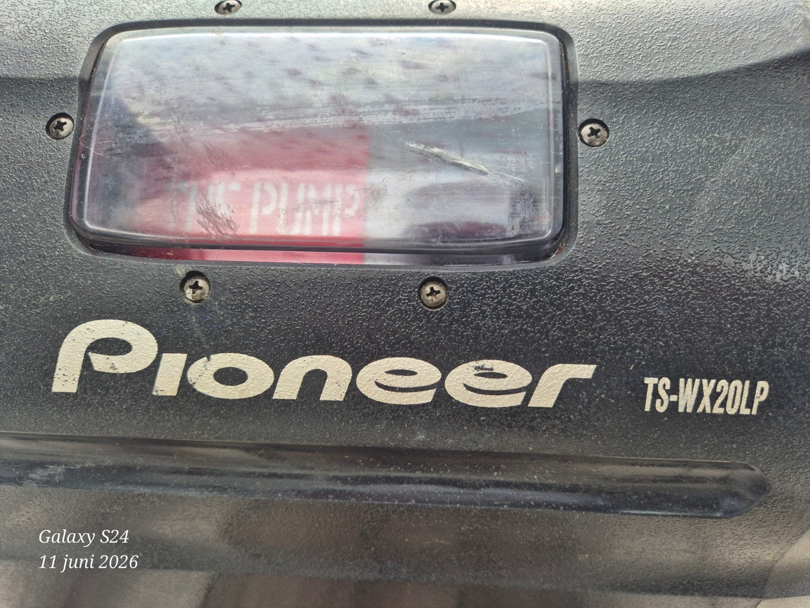 Pioneer TS-WX20LP Subwoofer - Krachtige Bass, Ophalen, Gebruikt