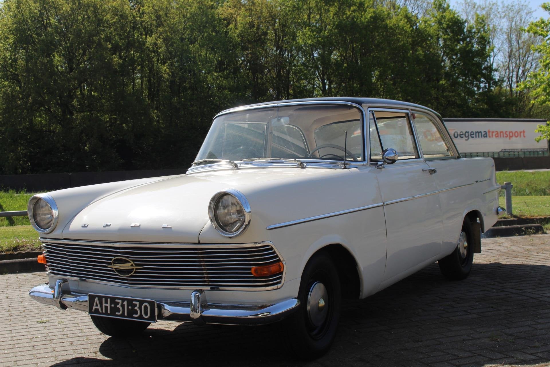 Opel Rekord olympia REKORD OLYMPIA 1700 two tone, Auto's, Lederen bekleding, Stof, Wit, Bedrijf