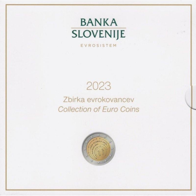 BU set Slovenie 2023 - 1 cent t/m 3 euro - 10 Munten Blister, Verzenden, Slovenië, Overige waardes, Setje