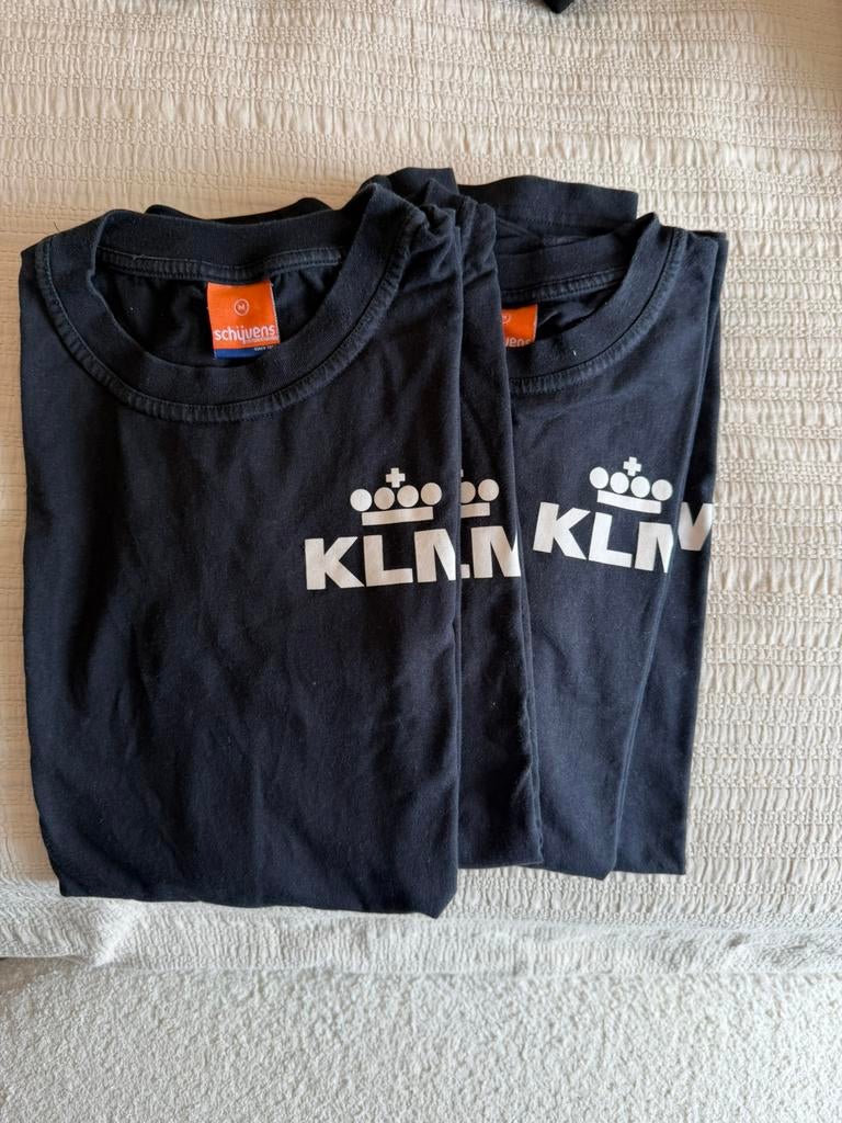 KLM shirts, Maat 38/40 (M), Blauw, Nieuw, Ophalen of Verzenden