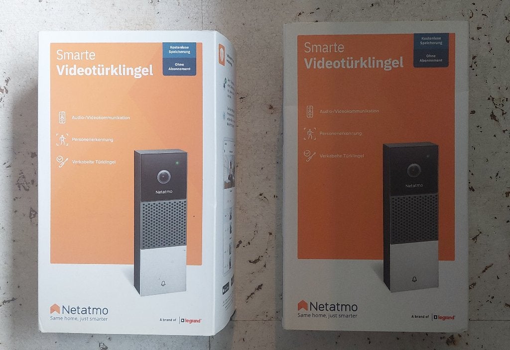 Intelligente video deurbel Netatmo, Huis en Inrichting, Verzenden, Ingebouwde camera, Zo goed als nieuw