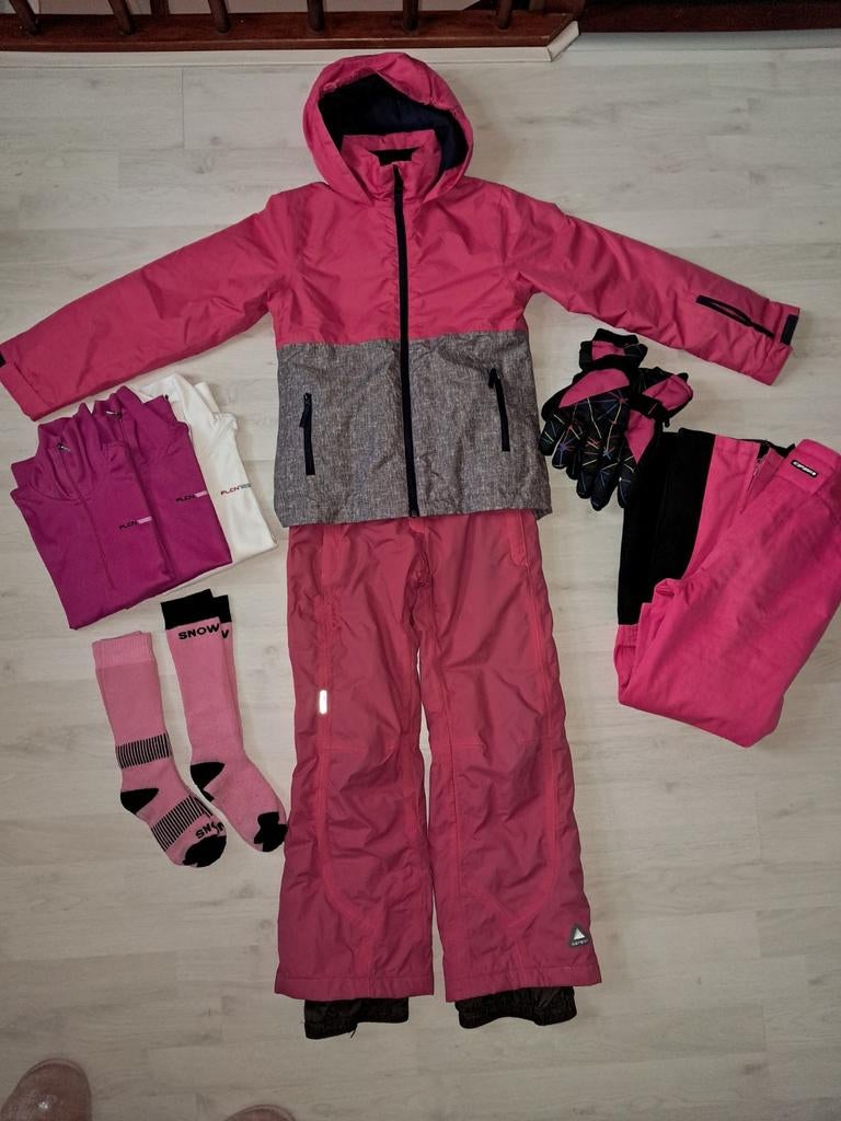 Skipak maat 140, Ophalen of Verzenden, Gebruikt, Meisje, Sport- of Zwemkleding