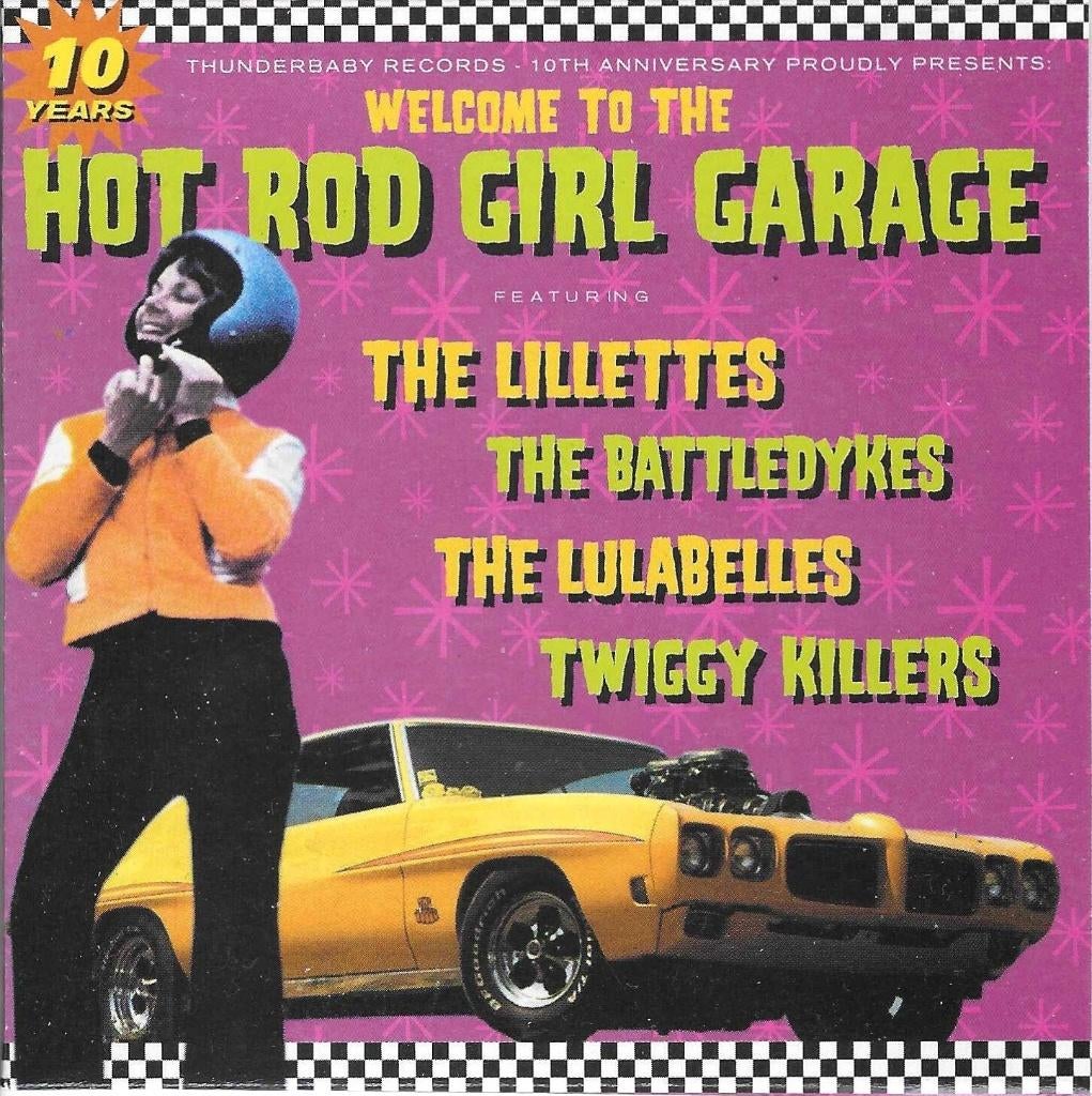 hot rod girl garage/v/a-garage/punk/powerpop-5inch vinyl sin, Verzenden, Gebruikt, Overige formaten, Rock en Metal