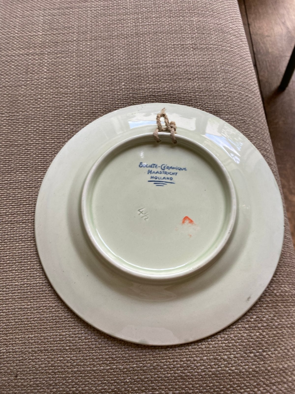 Gedenkbord Koningin Wilhelmina 1898-1938 Societé Céramique, Ophalen of Verzenden