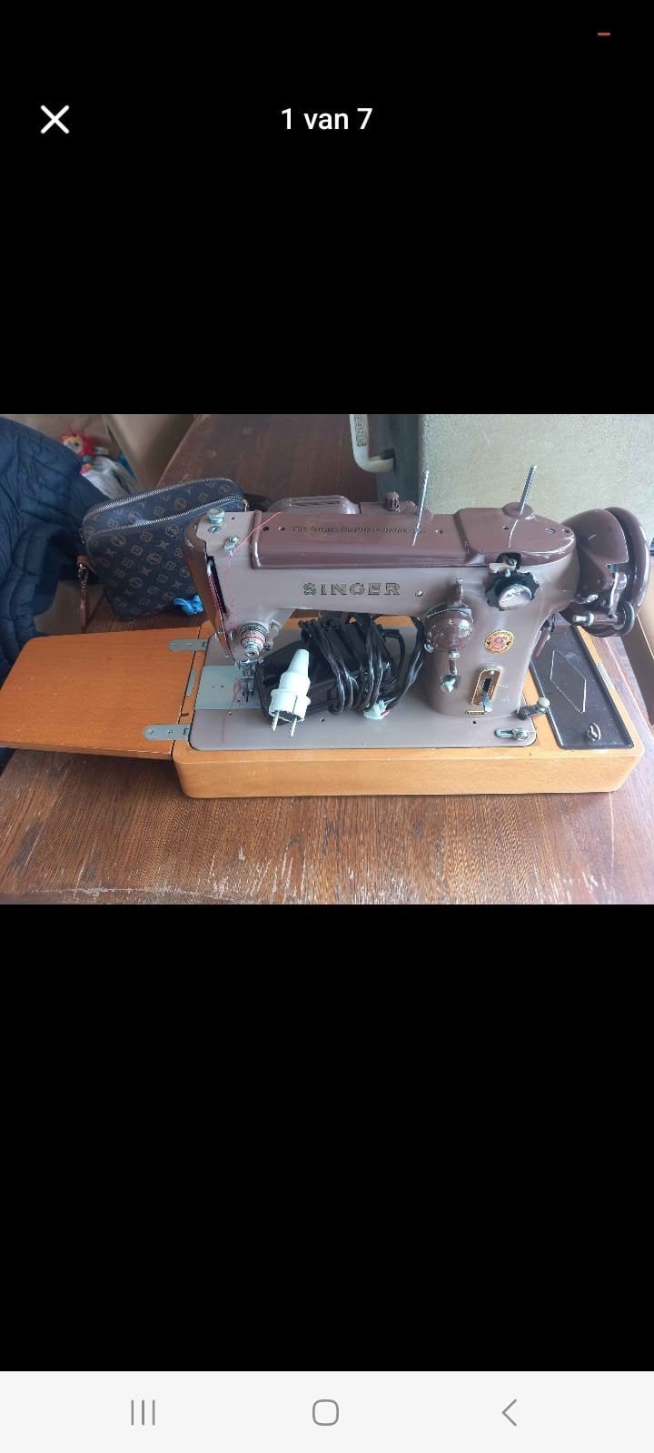 antieke naai machine, Ophalen of Verzenden