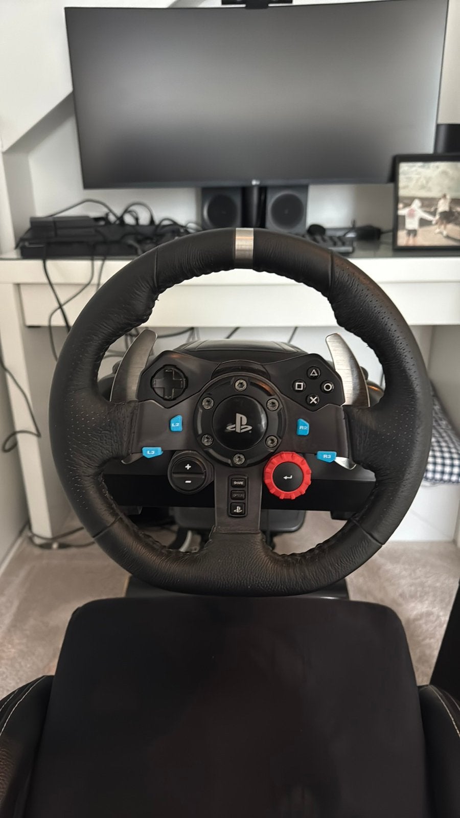 Logitech g29 + schakelpokje, Spelcomputers en Games, Spelcomputers | Sony PlayStation Consoles | Accessoires, Ophalen, Zo goed als nieuw