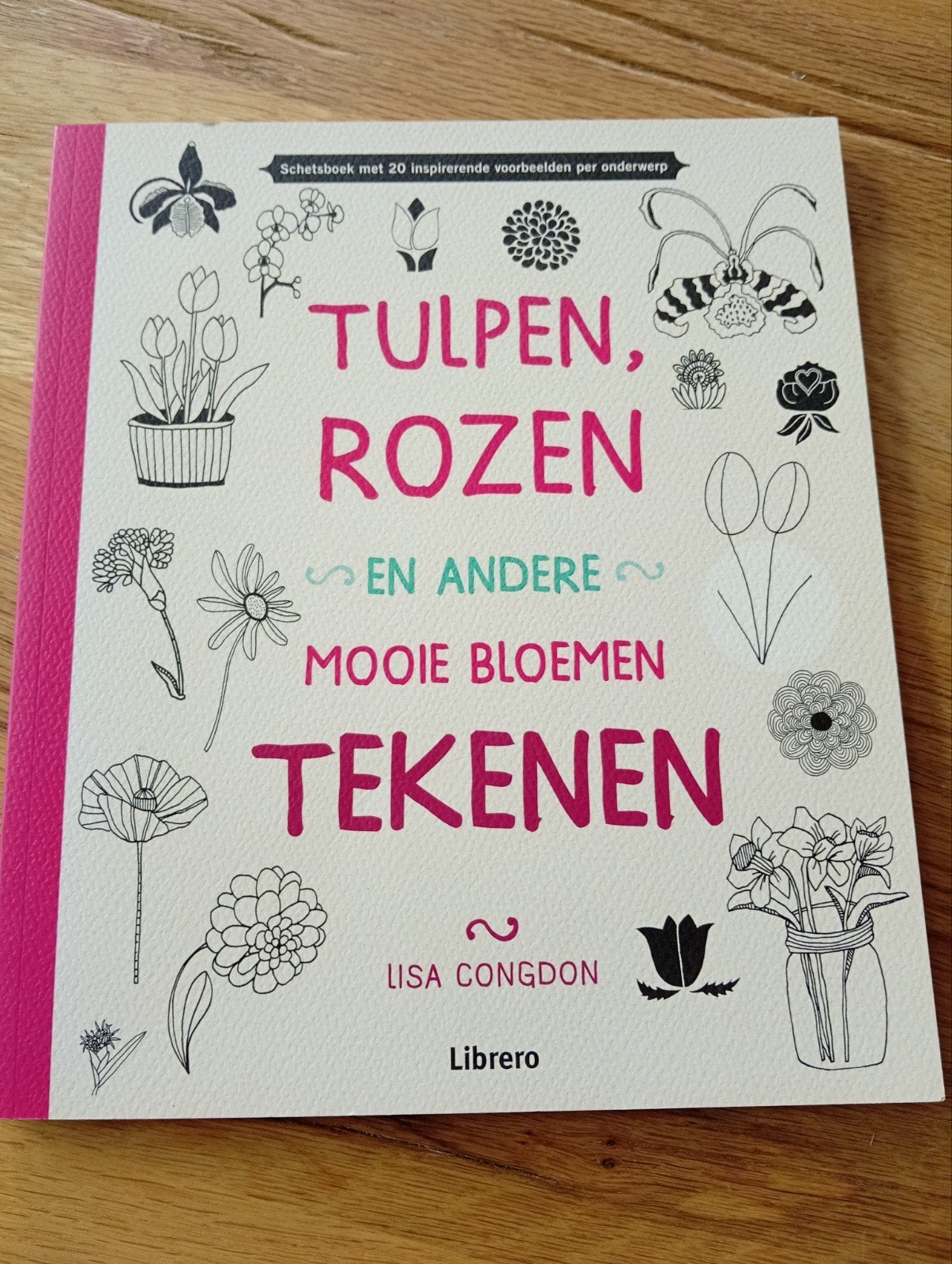Tulpen, Rozen en andere mooie bloemen tekenen - Libero, Hobby en Vrije tijd, Zo goed als nieuw, Info@librero.nl, Postbus 230, 3740 AE Baarn