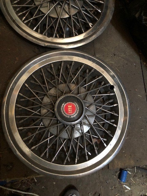 2x Set van 3 spaak wieldoppen Ford, jaren 70, Ophalen of Verzenden, Gebruikt
