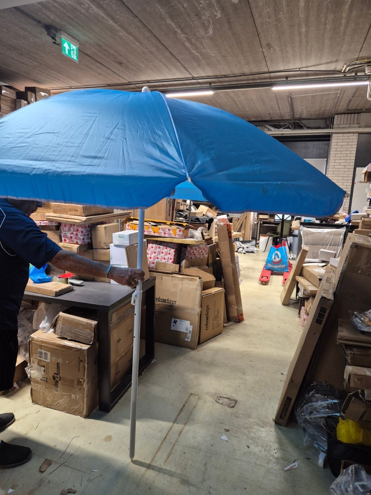 parasol nieuw, Ophalen of Verzenden, Nieuw, 1 tot 2 meter