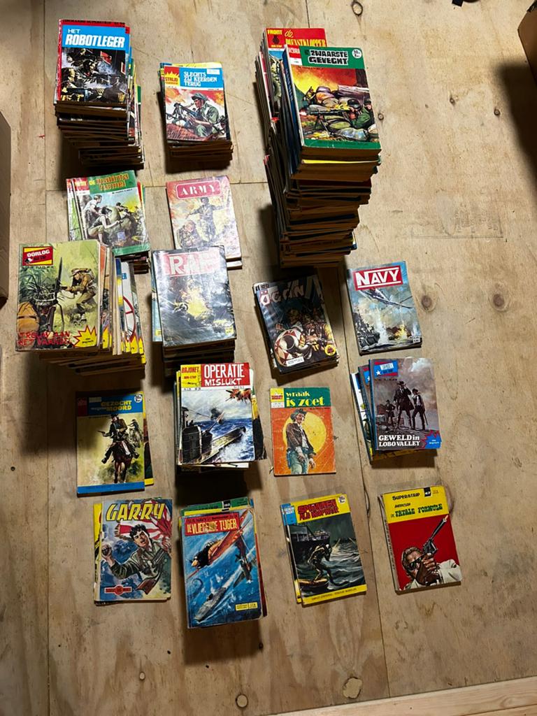 Bajonet, Commando, Pantser, oorlog,western mini & maxistrips, Boeken, Stripboeken, Meerdere stripboeken, Ophalen, Gelezen