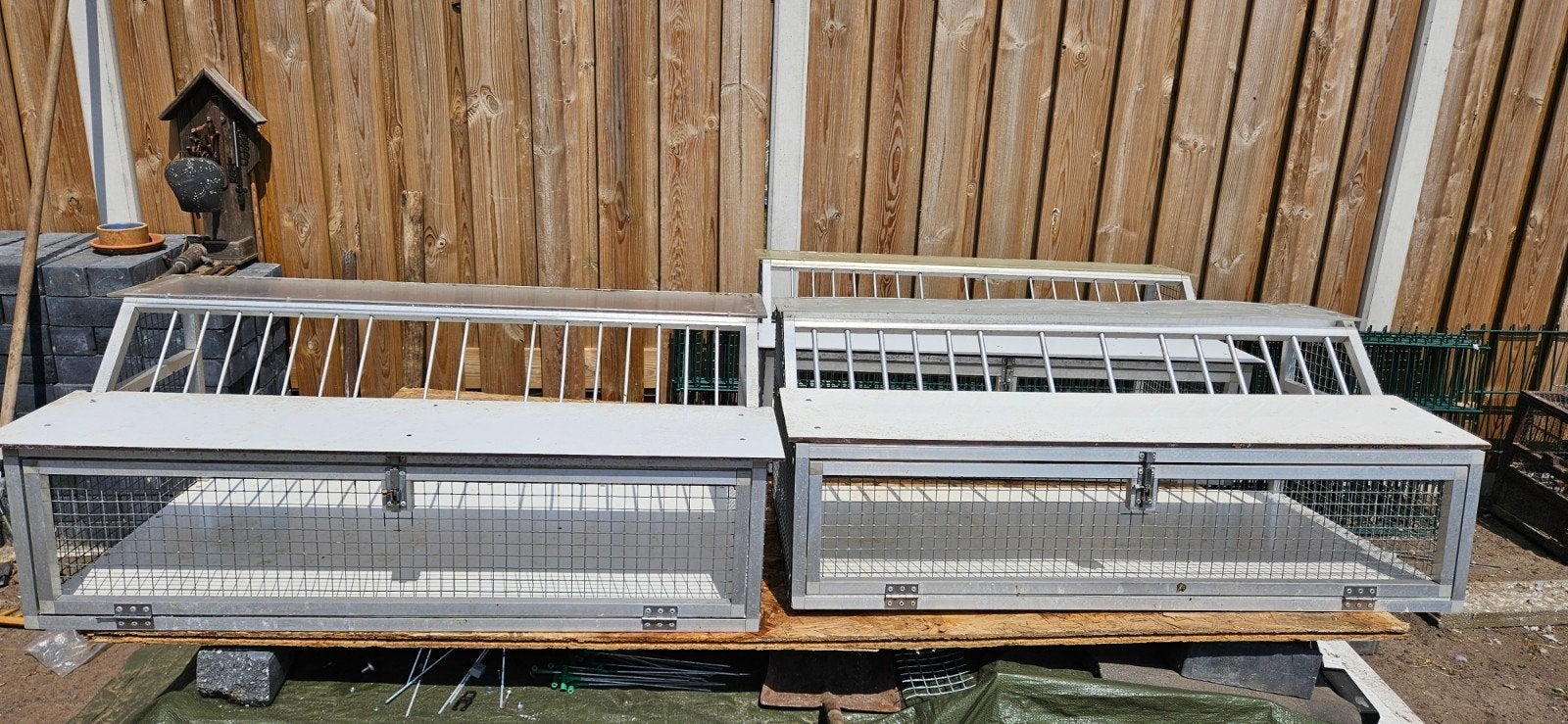 kijkers, Dieren en Toebehoren, Vogels | Hokken en Kooien, Ophalen, Gebruikt, Aluminium, Overige typen