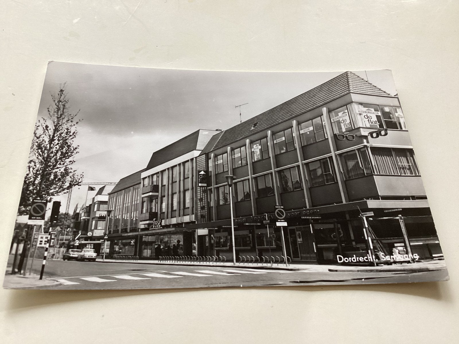 Zwart-wit foto Dordrecht, Sarisgang - Jaren '60, Ophalen of Verzenden, 1960 tot 1980, Gelopen, Zuid-Holland