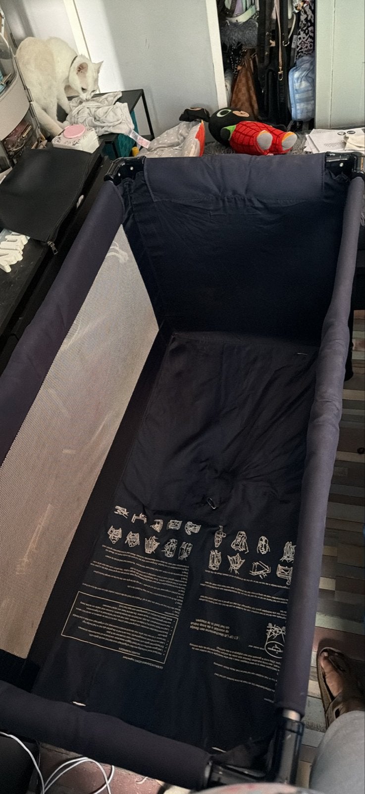 Nijntje campingbedje met matras en opbergzak, Ophalen of Verzenden, Gebruikt, Reisbedje
