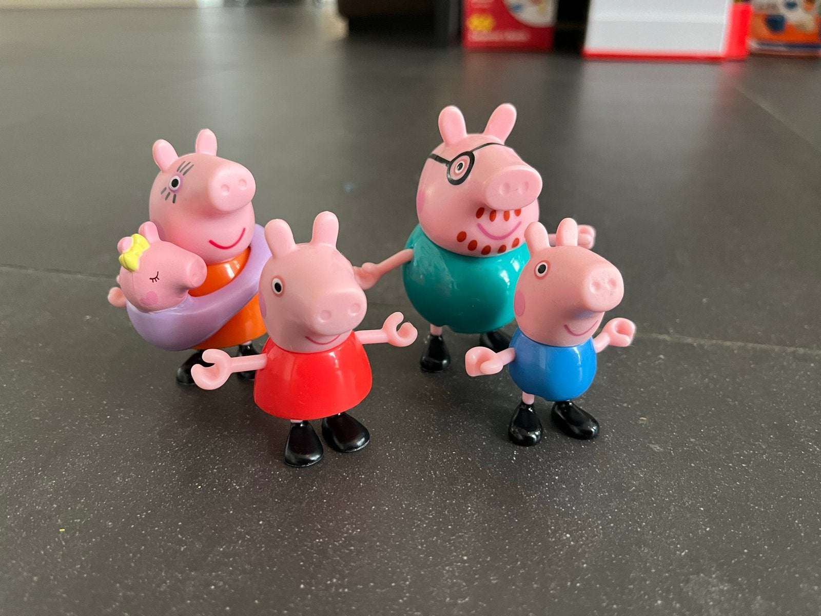 Peppa Pig Familie Speelfiguren Set - Zo goed als nieuw, Ophalen of Verzenden, Zo goed als nieuw, Jongen of Meisje