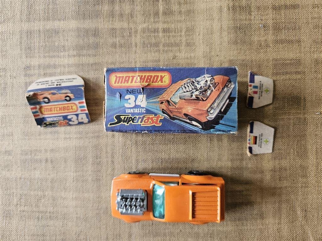 Matchbox New 34 Vantastic SuperFast [1975 Lesney], Ophalen of Verzenden, Zo goed als nieuw, Auto's