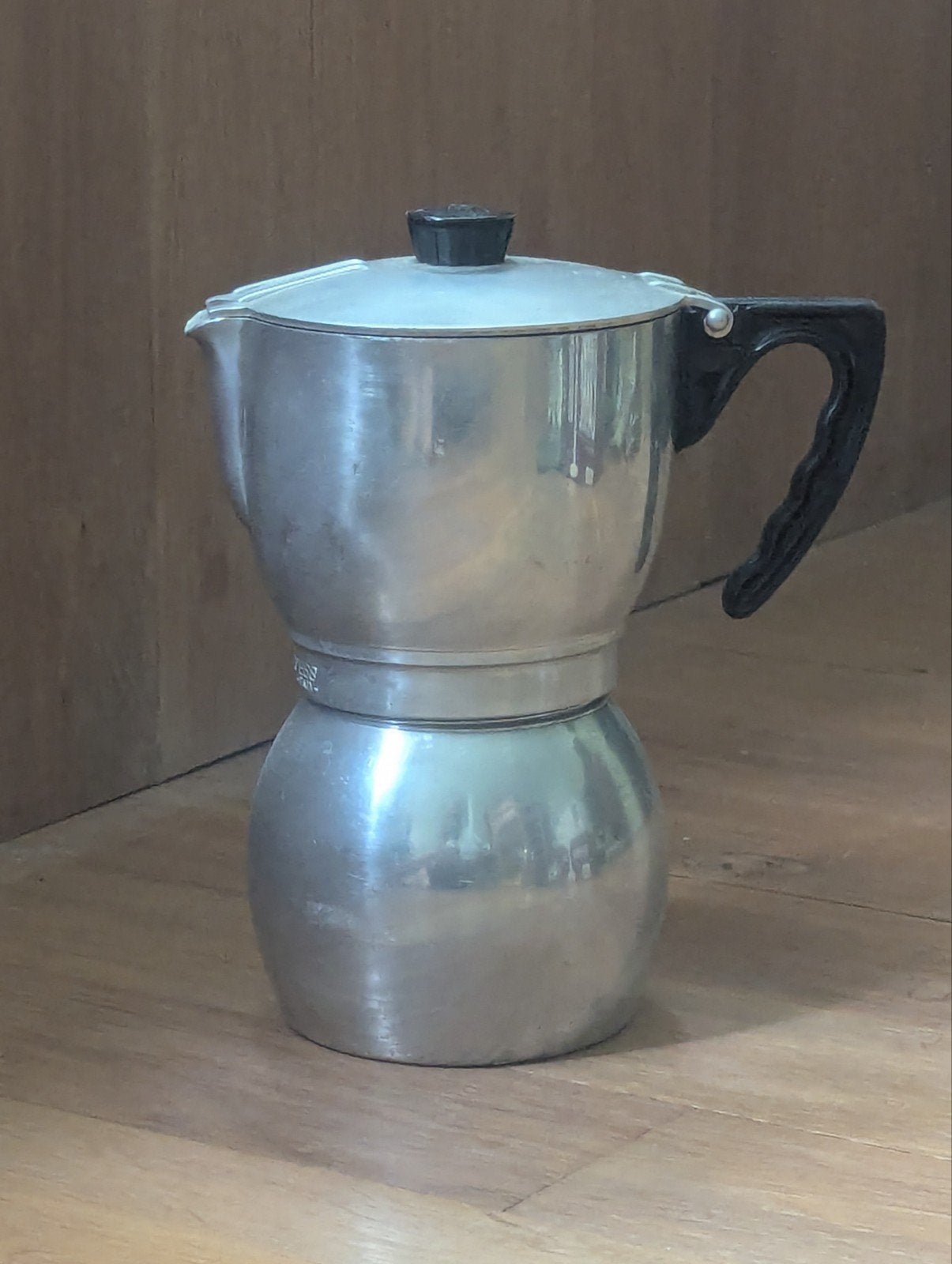 Zeldzame vintage jaren 60 Luxa Express Italy percolator, Gebruikt, Koffiemachine, Gemalen koffie, Ophalen of Verzenden