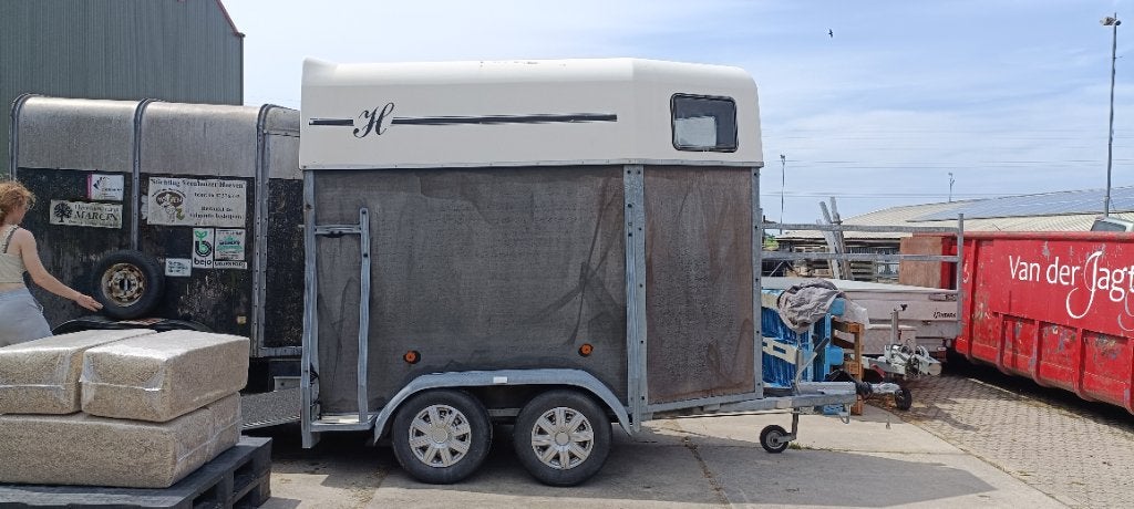 Weijer 1.1/2 paards trailer 1999, Ophalen, Gebruikt, Hout, 1½-paards trailer