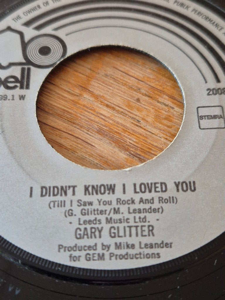 Gary Glitter –I Didn't Know I Loved You (Till I Saw You Roc), 7 inch, Ophalen of Verzenden, Zo goed als nieuw, Pop