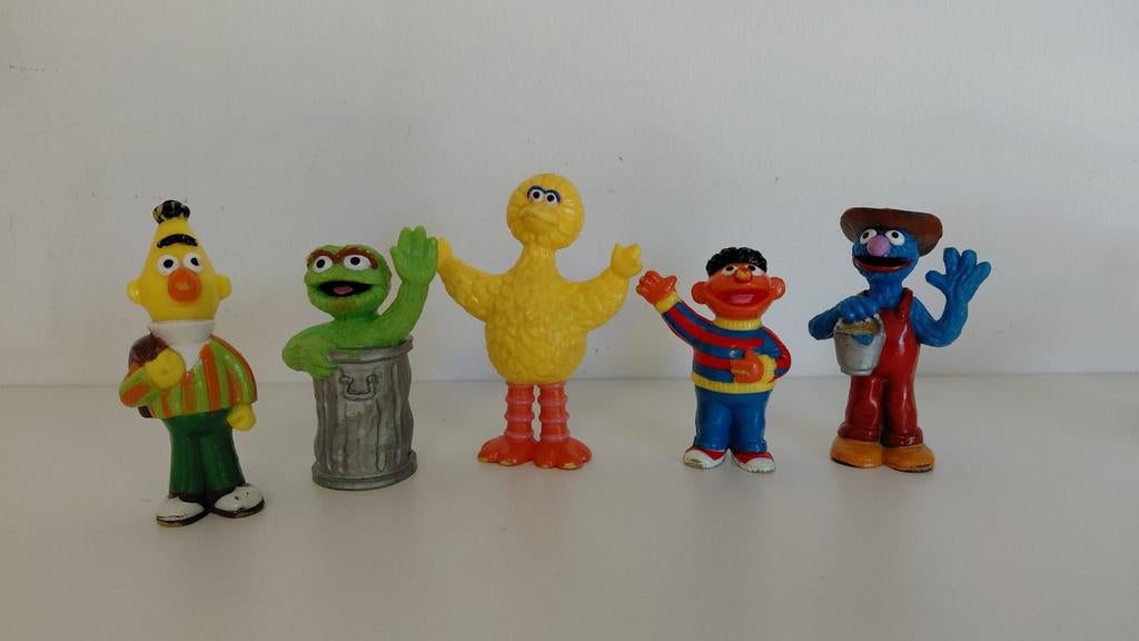 Sesamstraat poppetjes, Ophalen of Verzenden, Zo goed als nieuw