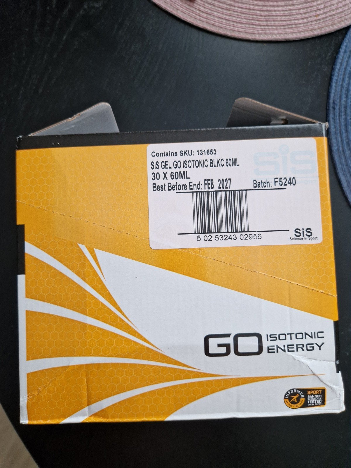 SIS GO Isotonic Energy Gels Zwarte Bes 30x60ml, Verzenden, Nieuw, Poeder of Drank