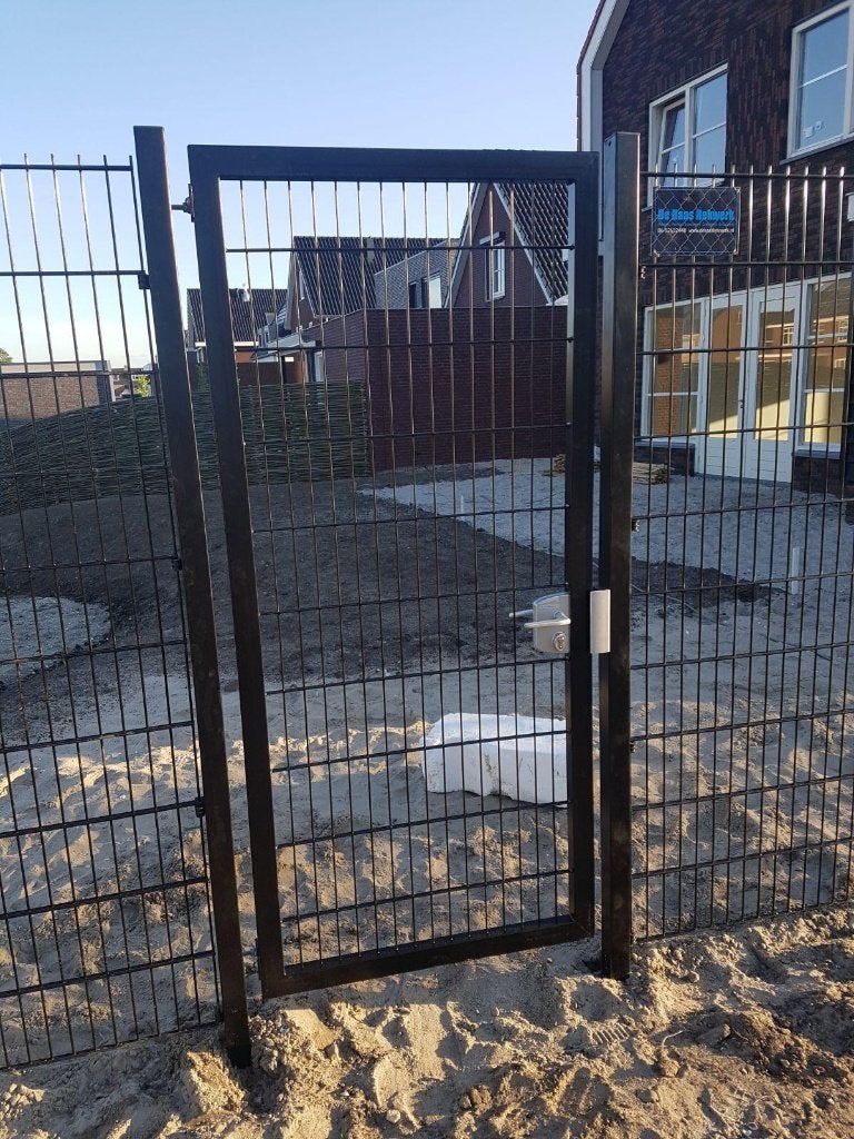 PRO Enkele poorten NIEUW 200 cm Hoog COMPLEET, Tuin en Terras, Tuinpoorten, Ophalen, 100 tot 150 cm, 200 cm of meer, Nieuw