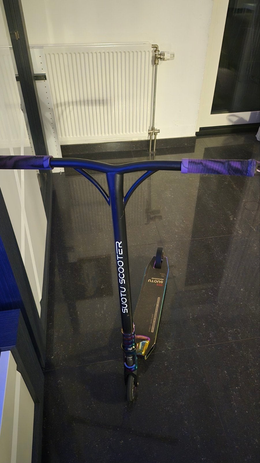 Suotu Stuntstep Rainbow Galaxy Kleur, Fietsen en Brommers, Steps, Gebruikt, Gewone step, Ophalen