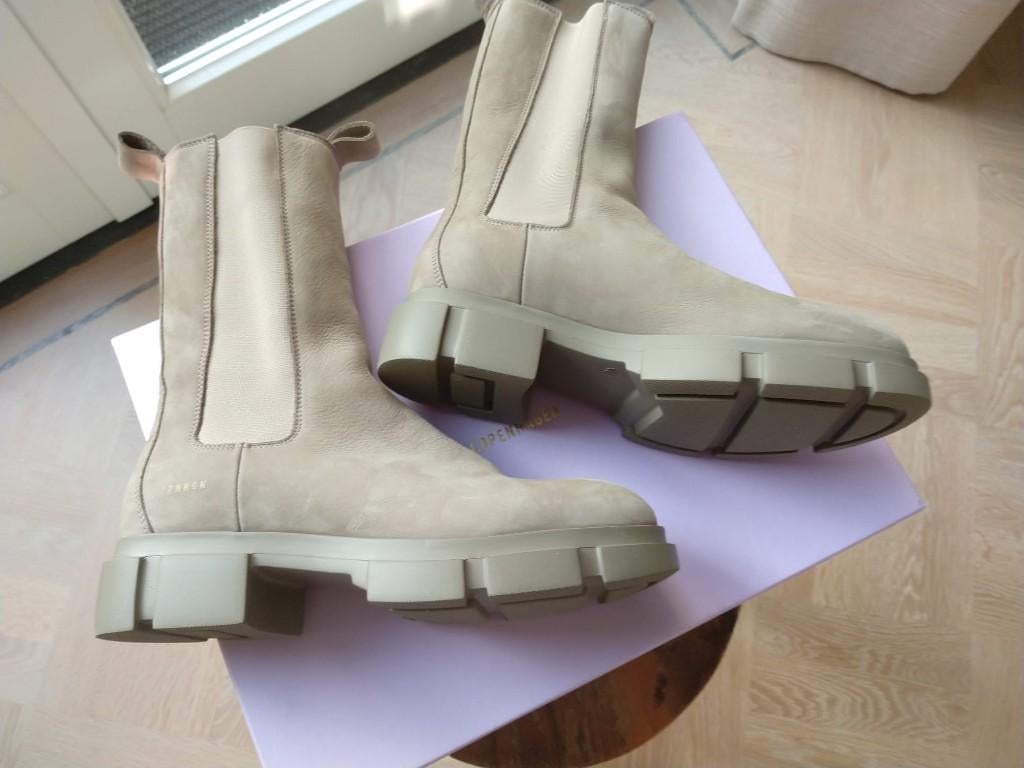 Nieuwe beige laars Copenhagen, maat 41, Hoge laarzen, Beige, Nieuw, Ophalen of Verzenden