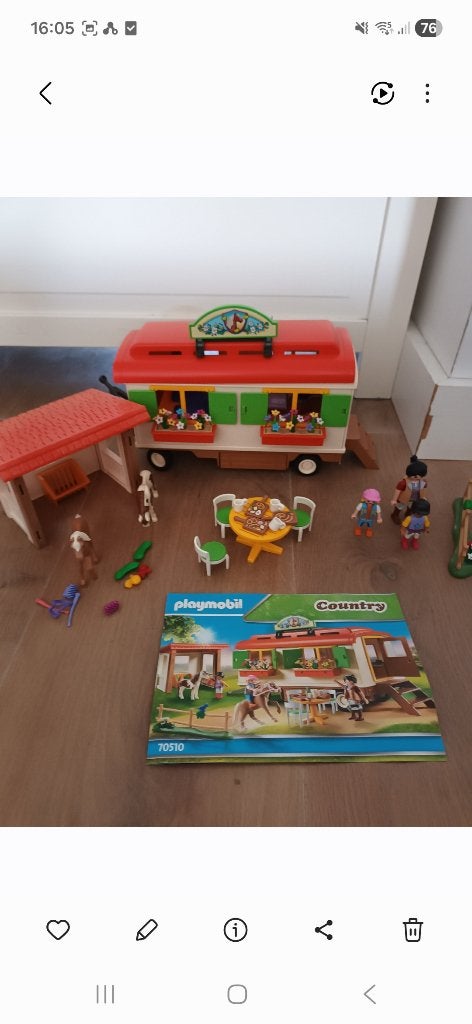 Playmobil huifkar, Ophalen of Verzenden, Zo goed als nieuw