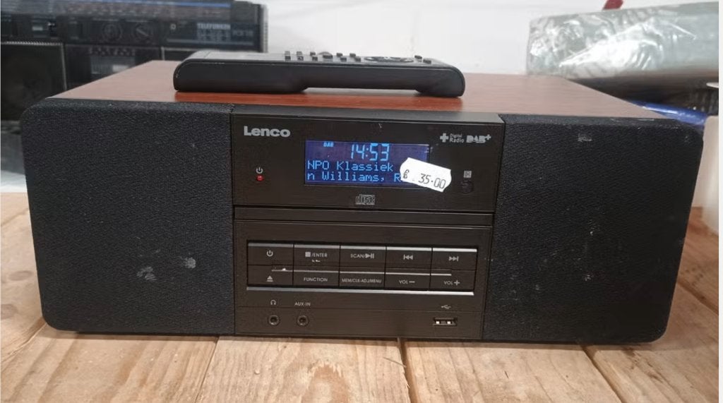 cd-speler Lenco DAB+ radio, Audio, Tv en Foto, Radio's, Ophalen, Gebruikt, ., .