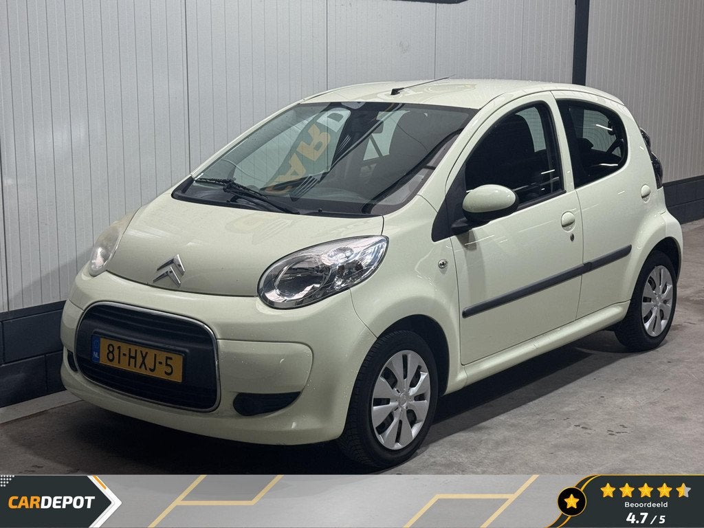 Citroen C1 1.0-12V Ambiance 4 Deurs Airco Zeer Netjes Vol Ja, Voorwielaandrijving, Euro 5, Stof, Gebruikt