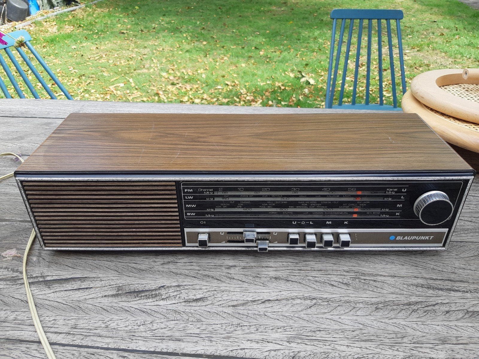 Vintage Blaupunkt Ostia Radio - Made in Germany, Ophalen of Verzenden, Gebruikt, Radio