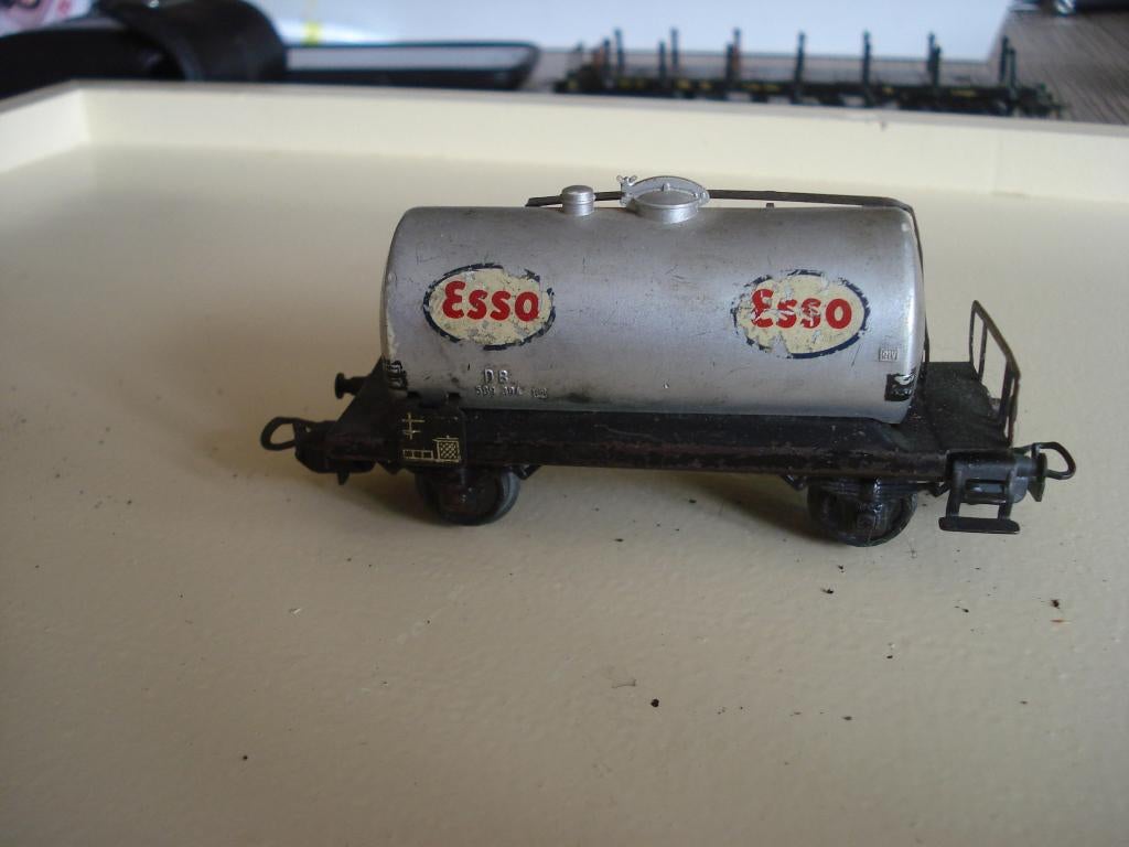 Esso tankwagon (Marklin 4501), Hobby en Vrije tijd, Modeltreinen | H0, Wisselstroom, Gebruikt, Verzenden, Wagon