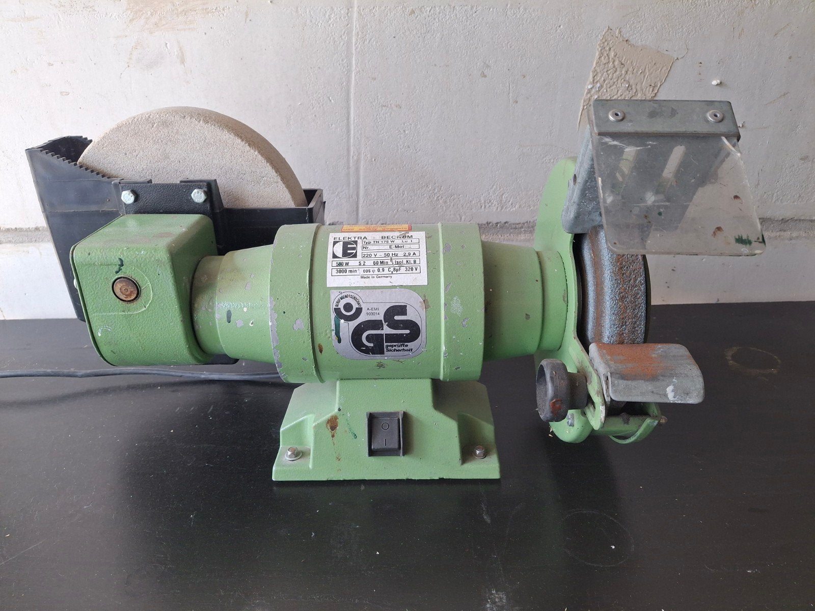 elektra beckum TN175w slijpsteen, Doe-het-zelf en Verbouw, Ophalen, Zo goed als nieuw, Minder dan 700 watt, Werkbankslijpmachine