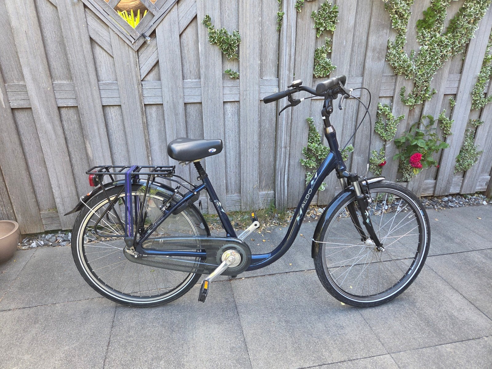 Aldo kinderfiets - Blauw, perfect voor jonge fietsers, 20 inch of meer, Gebruikt, Velgrem, Ophalen of Verzenden