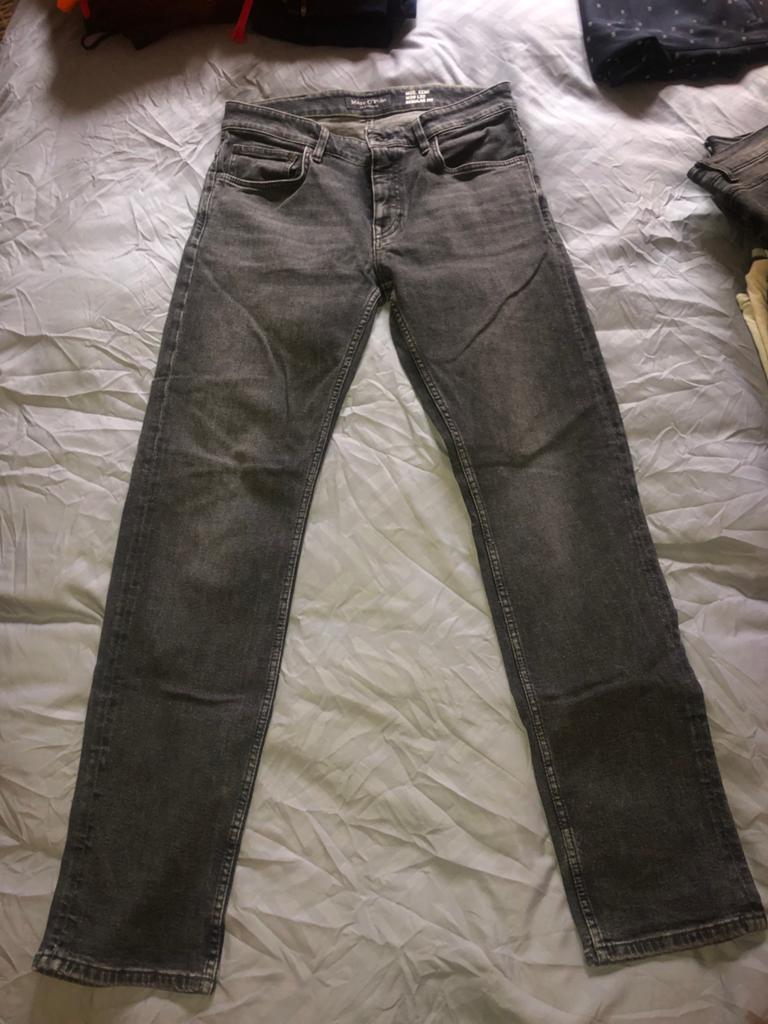Heren Marco Polo Zwarte Jeans - Maat 29/33, Model Kemi, Ophalen of Verzenden, Gedragen, Zwart, W32 (confectie 46) of kleiner