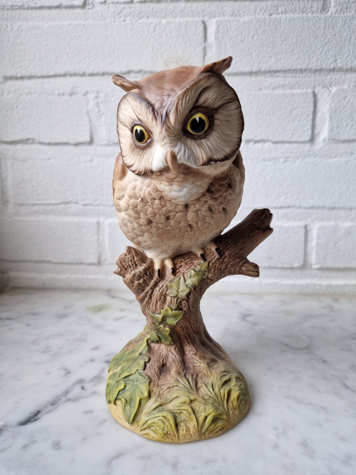 Aynsley Scops Uil Beeldje - Fijn Porselein 1975, Ophalen of Verzenden