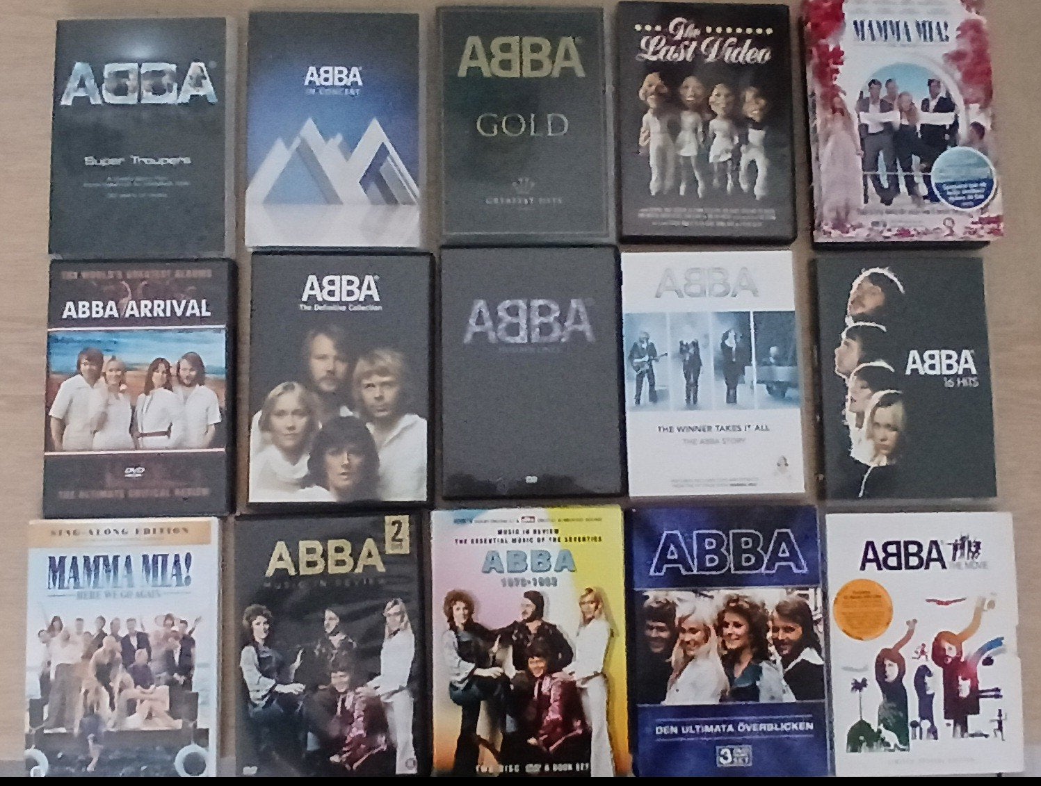 ABBA DVD Collectie - Diverse films en documentaires, Alle leeftijden, Nederlands, Ophalen of Verzenden, Inclusief doosje