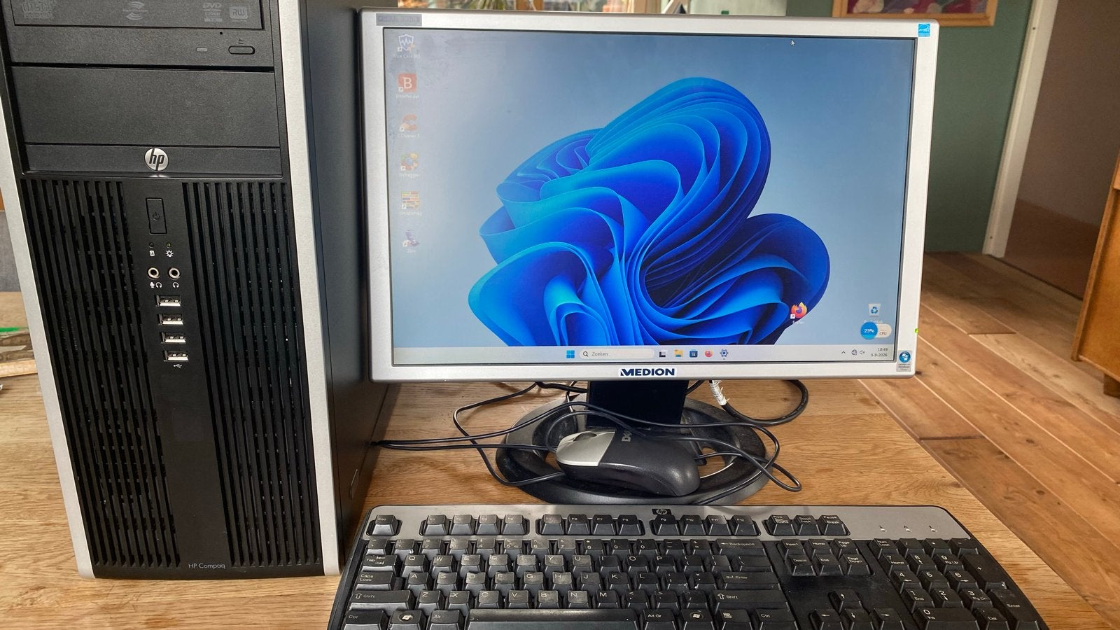 HP Elite 8200 i5-2500 3.3GHz, 16GB RAM, 2TB HDD, Radeon 4850, Computers en Software, Desktop Pc's, Ophalen, Gebruikt, HDD, Met videokaart