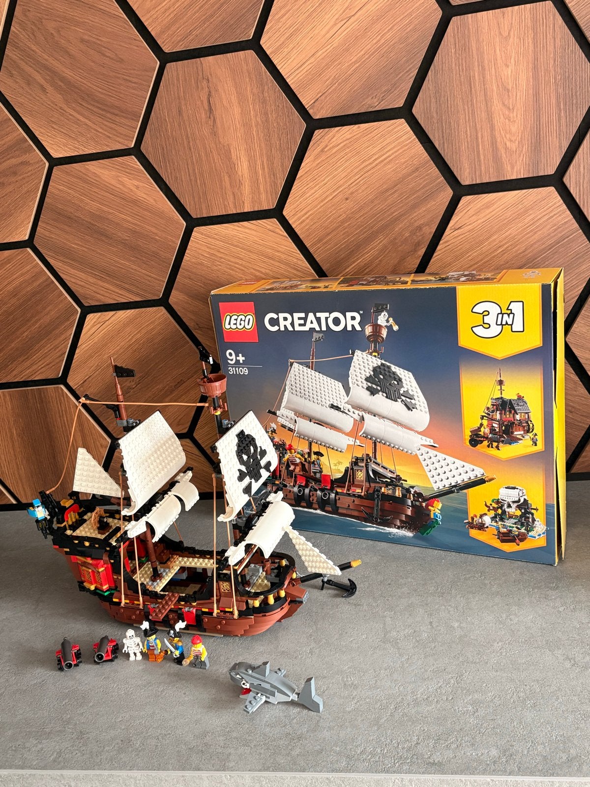 !!!Perfect!!! LEGO Creator 3-in-1 Piratenschip (31109), Lego, Ophalen of Verzenden, Compleet, Zo goed als nieuw
