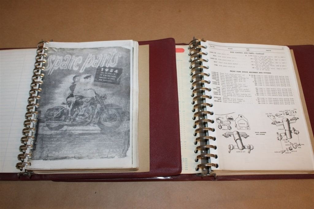 Onderdelencatalogus Harley Davidson Big Twins 1941-1954, Motoren, Handleidingen en Instructieboekjes, Ophalen of Verzenden, Harley-Davidson of Buell